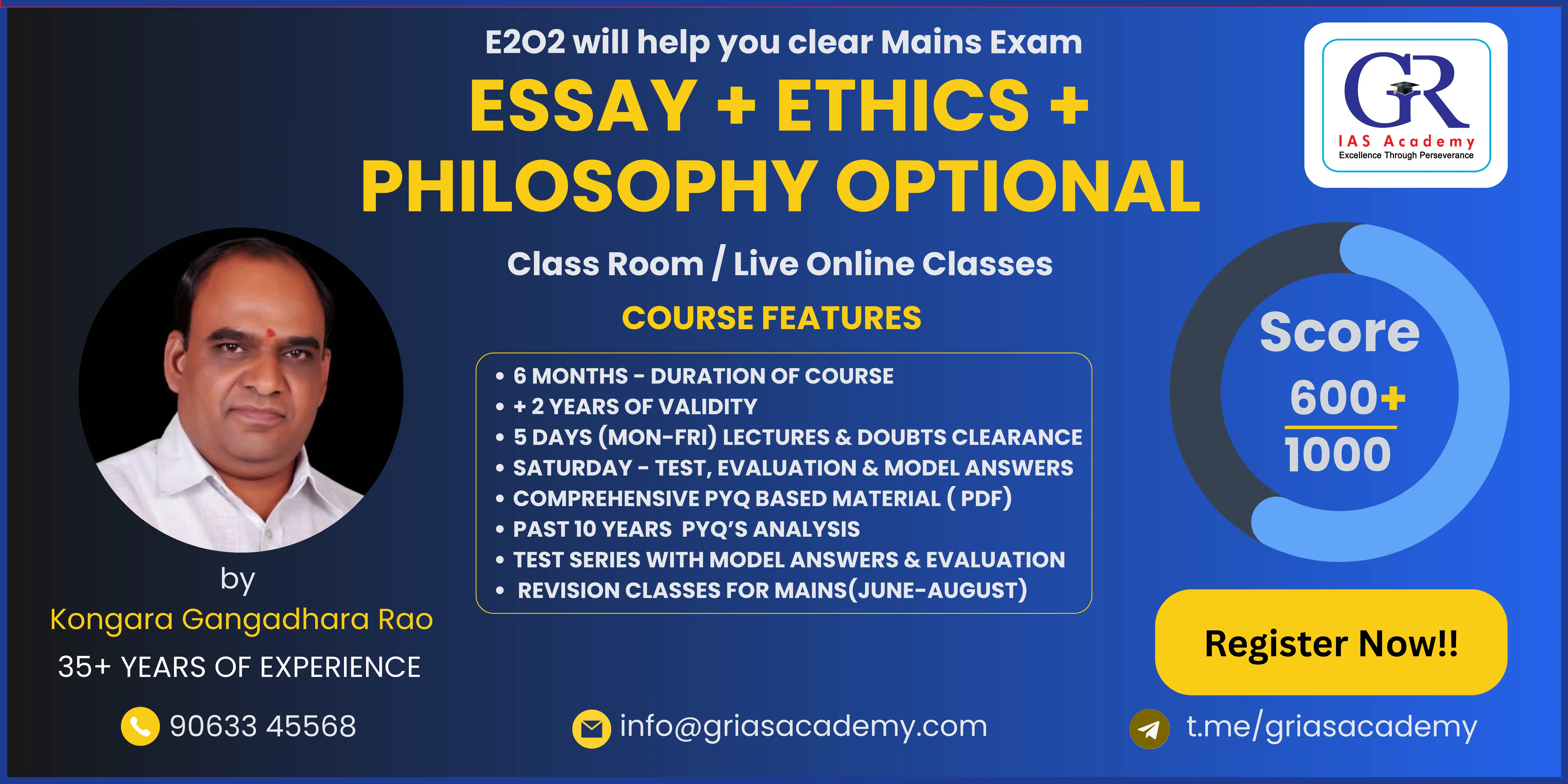UPSC Essay, Ethics and Philosophy Optional