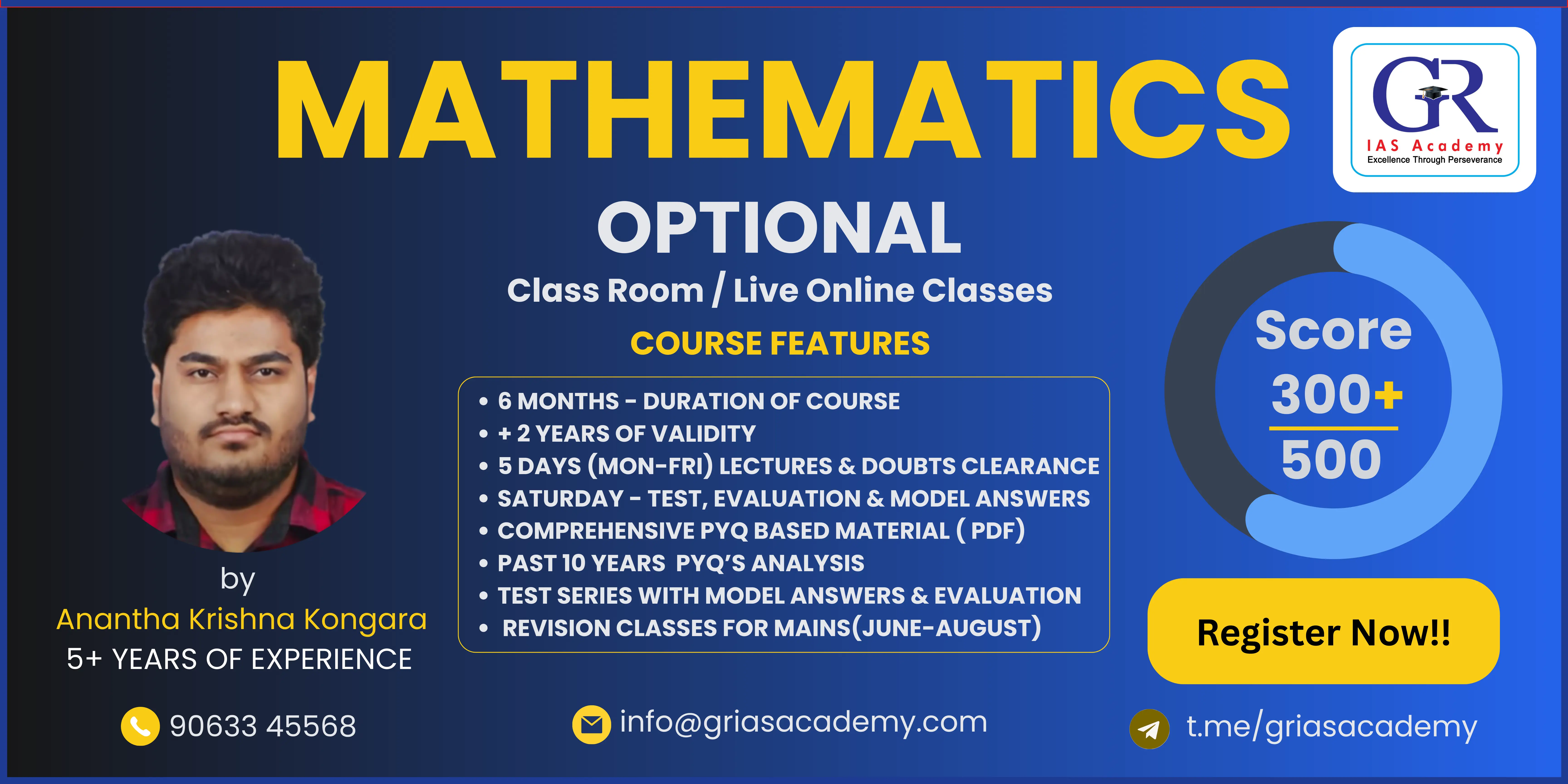 UPSC Mathematics Optional